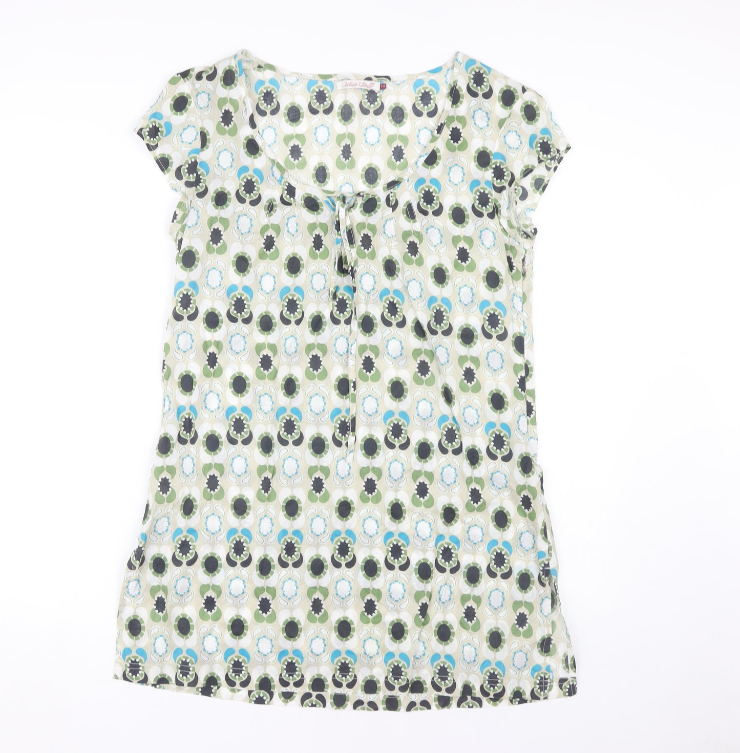 White Stuff Women’s Multicoloured Floral Dress Size 14