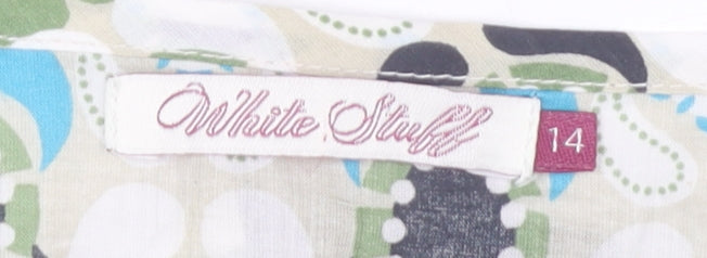 White Stuff Women’s Multicoloured Floral Dress Size 14