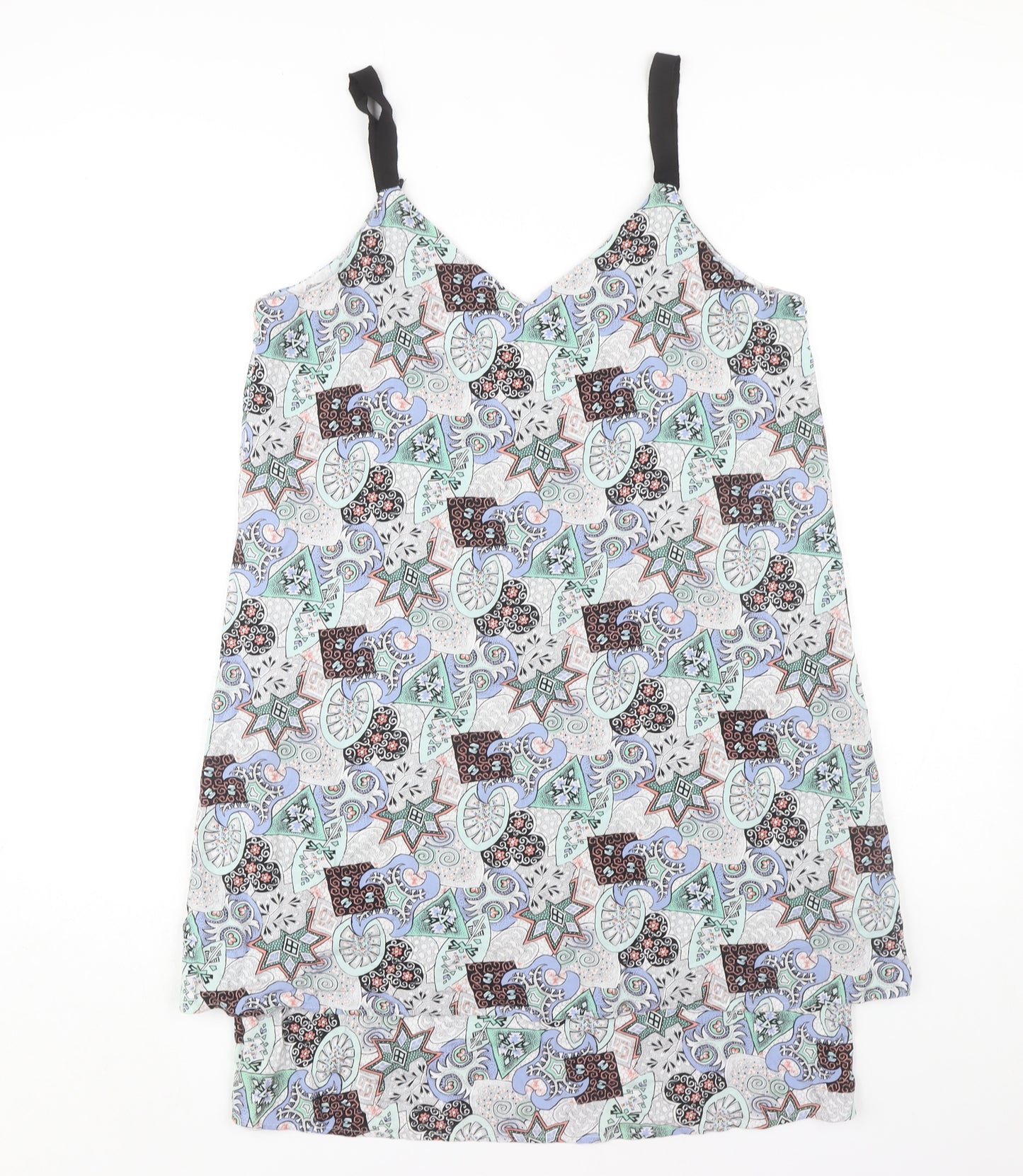 Warehouse Women's Multicoloured Viscose Slip Dress