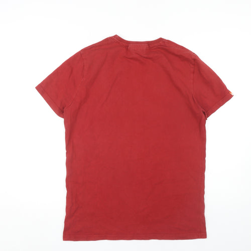 Superdry Men's Red Graphic Print T-Shirt, Size L
