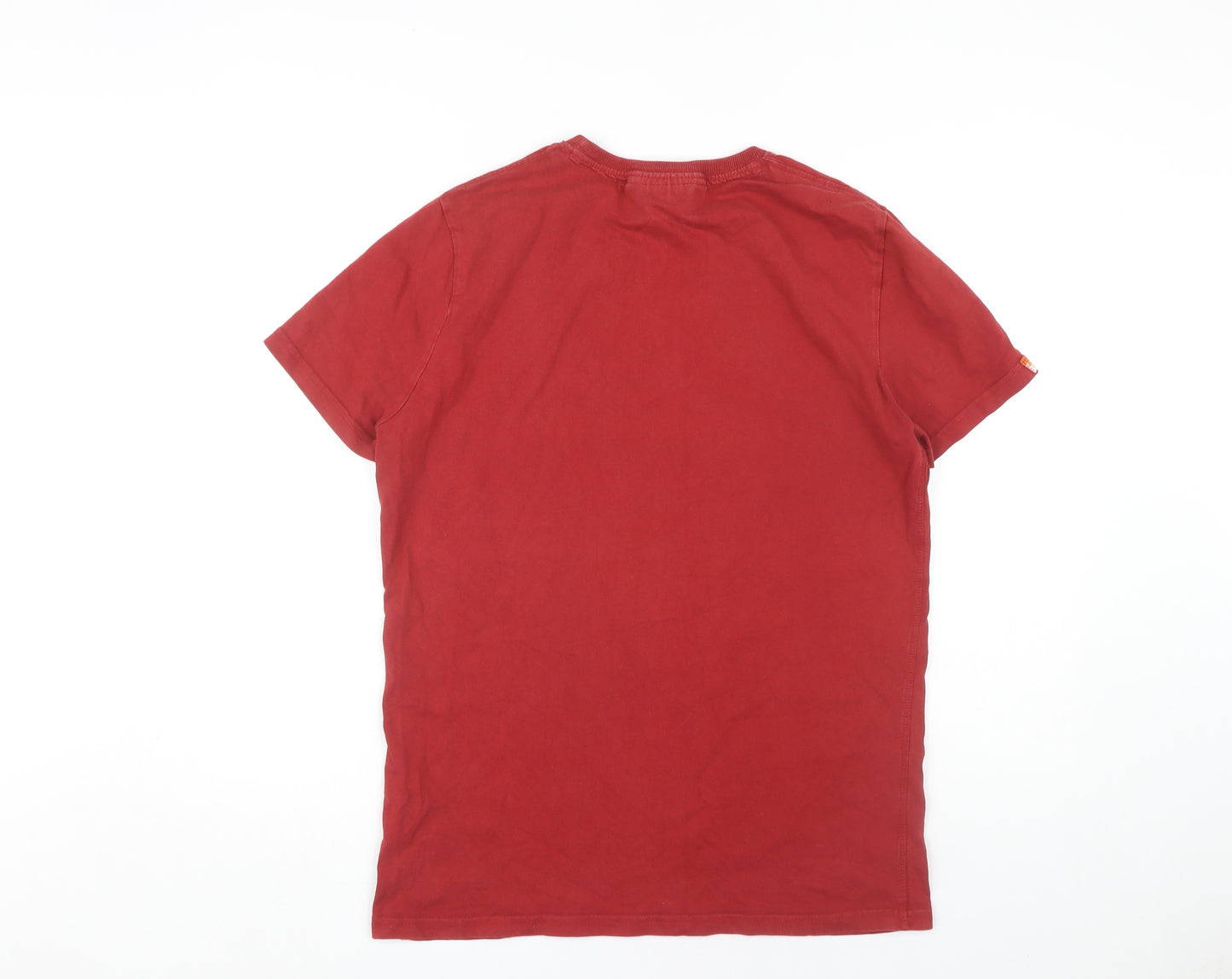 Superdry Men's Red Graphic Print T-Shirt, Size L