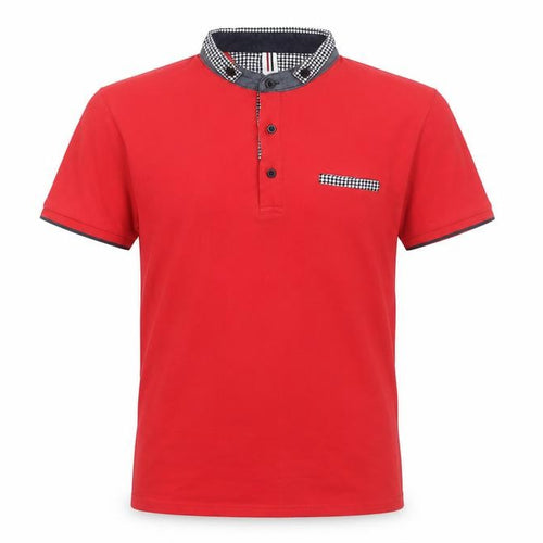 TMK Jeans Men's Red Polo Shirt, Size M, Short Sleeve