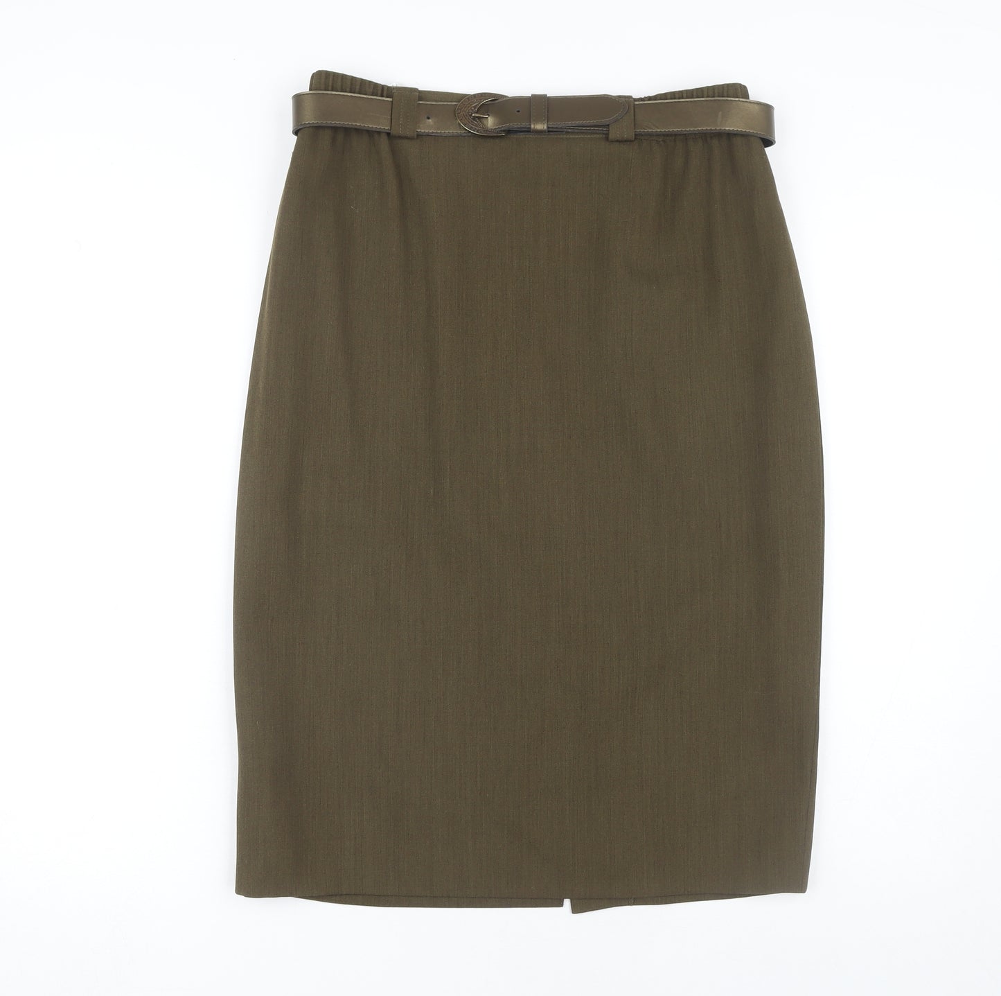 GOLD by Michael Women's Brown Pencil Skirt Size 14