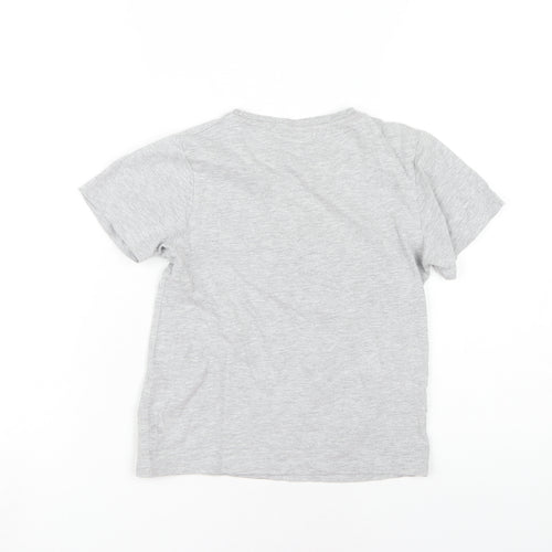 Disney Boys Grey Mickey Mouse T-Shirt, Size 8 Years, Casual Fun