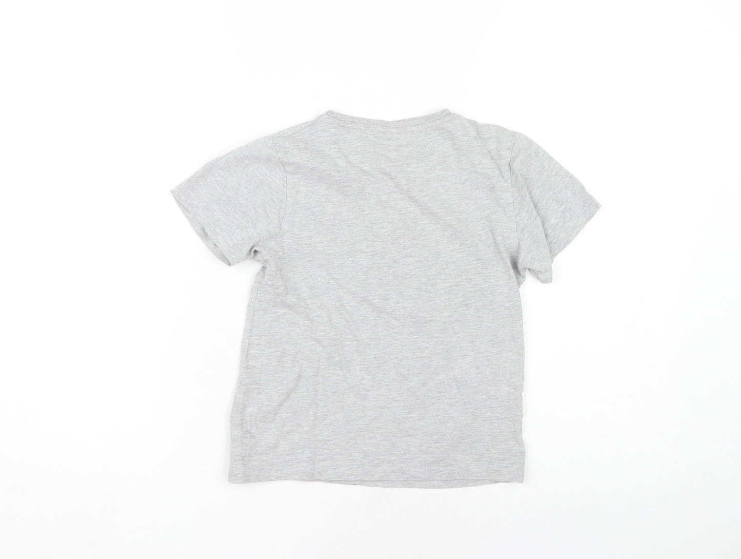 Disney Boys Grey Mickey Mouse T-Shirt, Size 8 Years, Casual Fun
