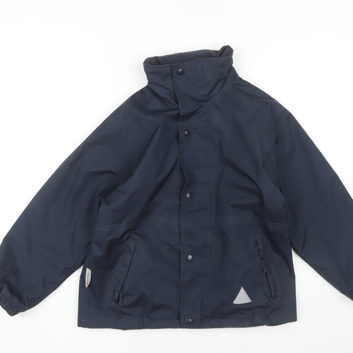 Result Boys Blue Waterproof Rain Coat 9-10 Years