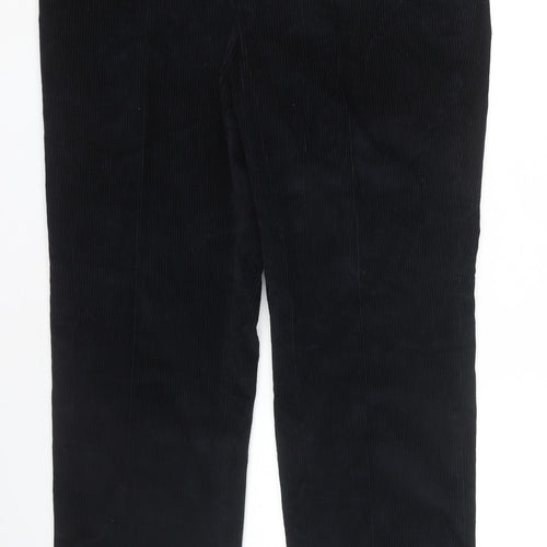Marks and Spencer Men's Black Corduroy Trousers 40