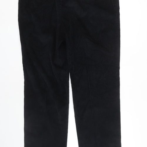 Marks and Spencer Men's Black Corduroy Trousers 40