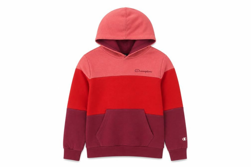 Front view of Champion boys’ multicoloured pullover hoodie, size 9-10