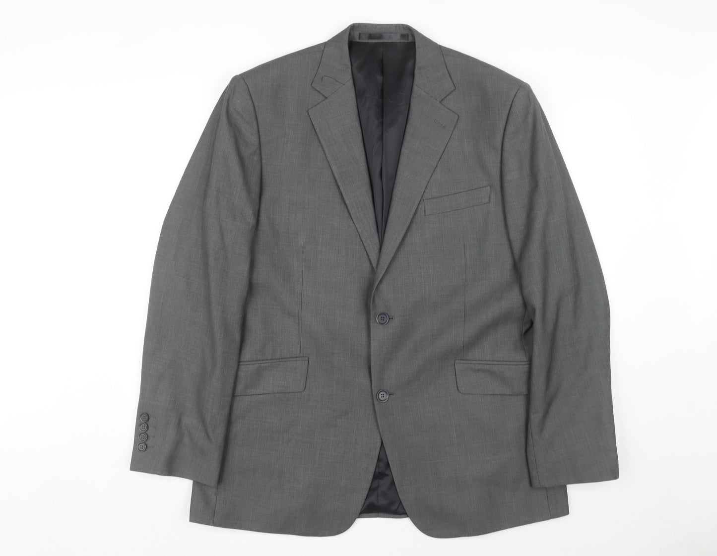 Dehavilland Men's Grey Regular Fit Blazer 42