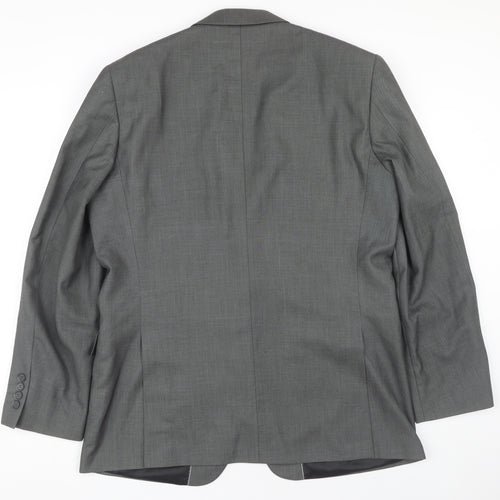 Dehavilland Men's Grey Regular Fit Blazer 42
