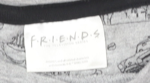 Friends Girls Grey T-Shirt Dress 9-10 Years TV Casual