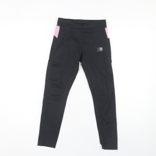 Karrimor Girls Black Running Leggings 9-10 Years