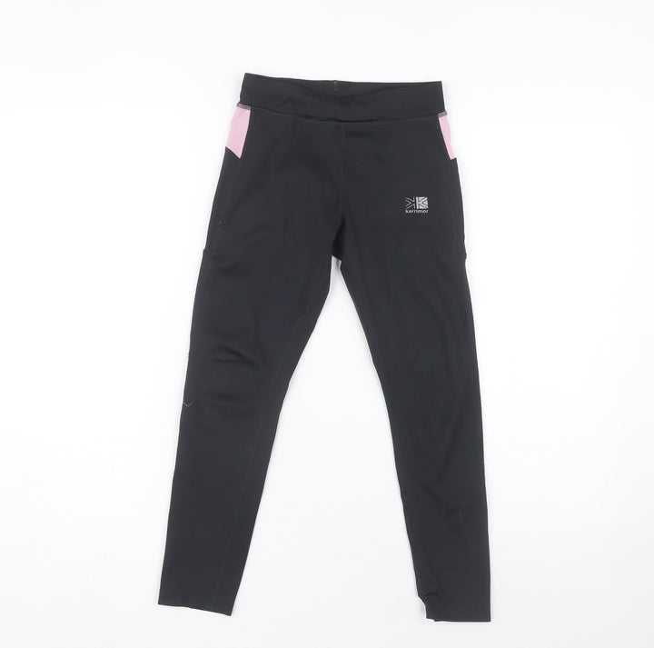 Karrimor Girls Black Running Leggings 9-10 Years