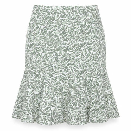 Eastex Women's Green Floral Polyester Skirt UK Size 12