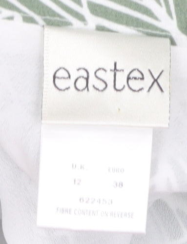 Eastex Women's Green Floral Polyester Skirt UK Size 12