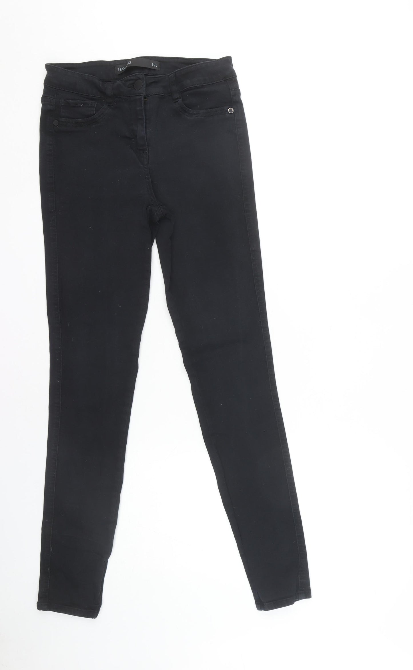 Next Women's Black Skinny Jeans Size 12 Slim Fit