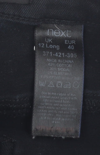 Next Women's Black Skinny Jeans Size 12 Slim Fit