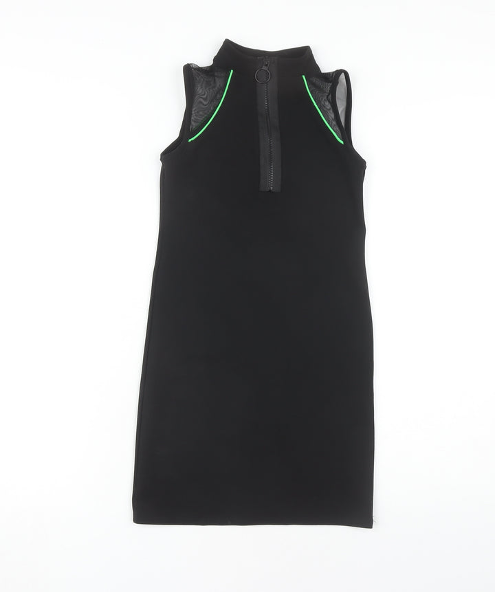 Candy Couture Girls Black Sleeveless Dress Size 10Y
