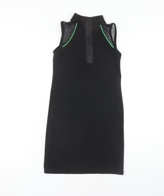 Candy Couture Girls Black Sleeveless Dress Size 10Y