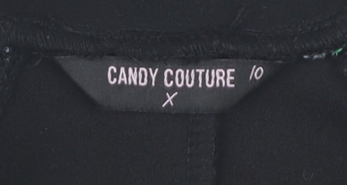 Candy Couture Girls Black Sleeveless Dress Size 10Y