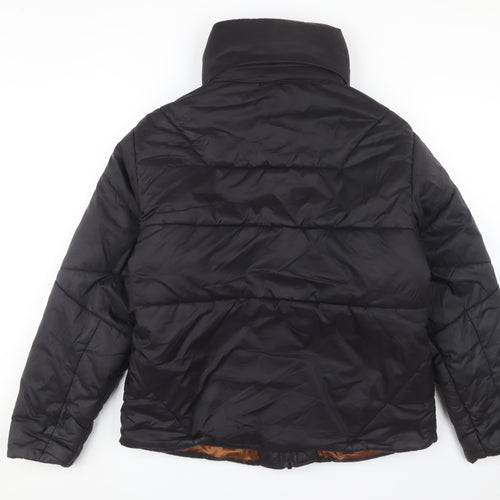 Collusion Women's Black Puffer Jacket, Size S, Winter Essential