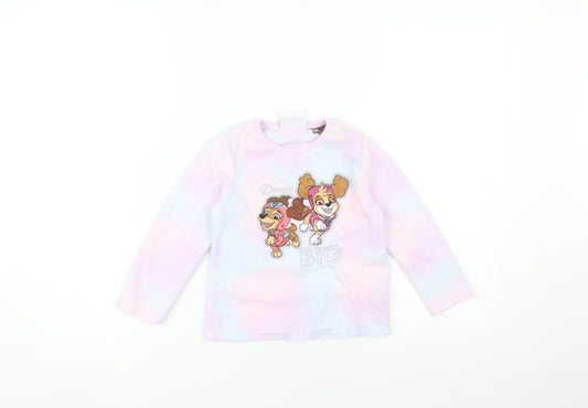 Paw Patrol Girls Multicoloured Pyjama Top 3-4 Years
