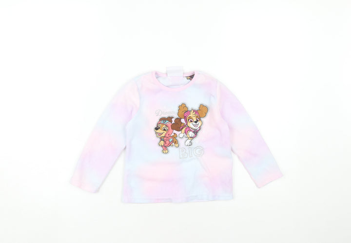 Paw Patrol Girls Multicoloured Pyjama Top 3-4 Years
