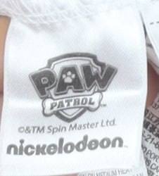 Nickelodeon Girls White Pyjama Top 3-4 Years - PAW Patrol Print