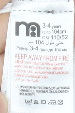 Nickelodeon Girls White Pyjama Top 3-4 Years - PAW Patrol Print