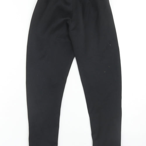 Adidas Boys Black Jogger Trousers 7-8 Years
