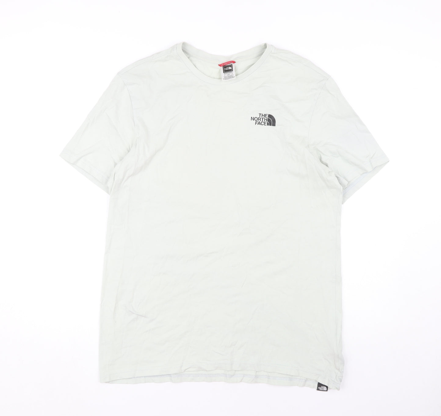 The North Face Men's White Cotton Short Sleeve T-Shirt