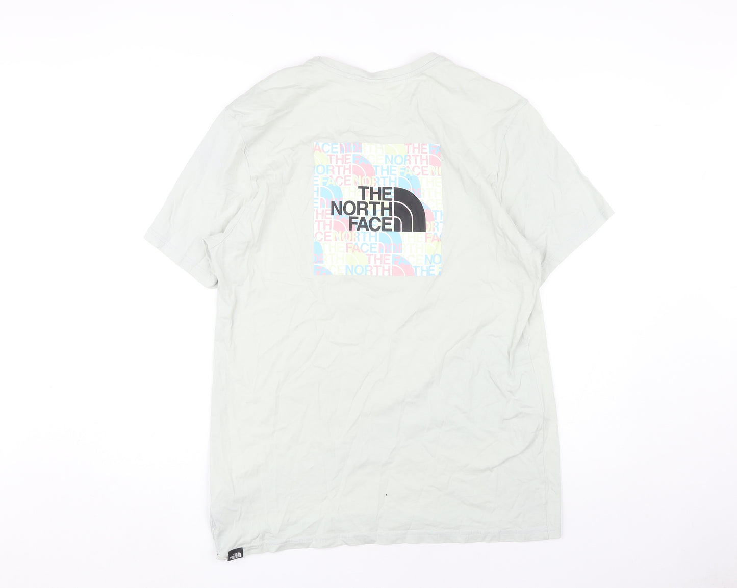 The North Face Men's White Cotton Short Sleeve T-Shirt