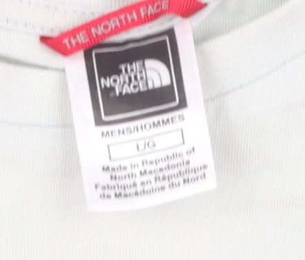 The North Face Men's White Cotton Short Sleeve T-Shirt