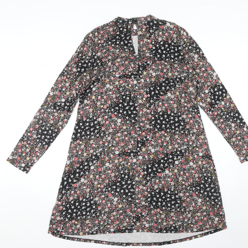 Marks & Spencer Floral Dress, Women's Long Sleeve, Size 14