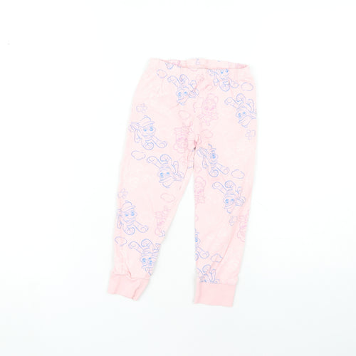 Girls Pink PAW Patrol Pyjama Pants, 3-4 Years, Cotton Blend