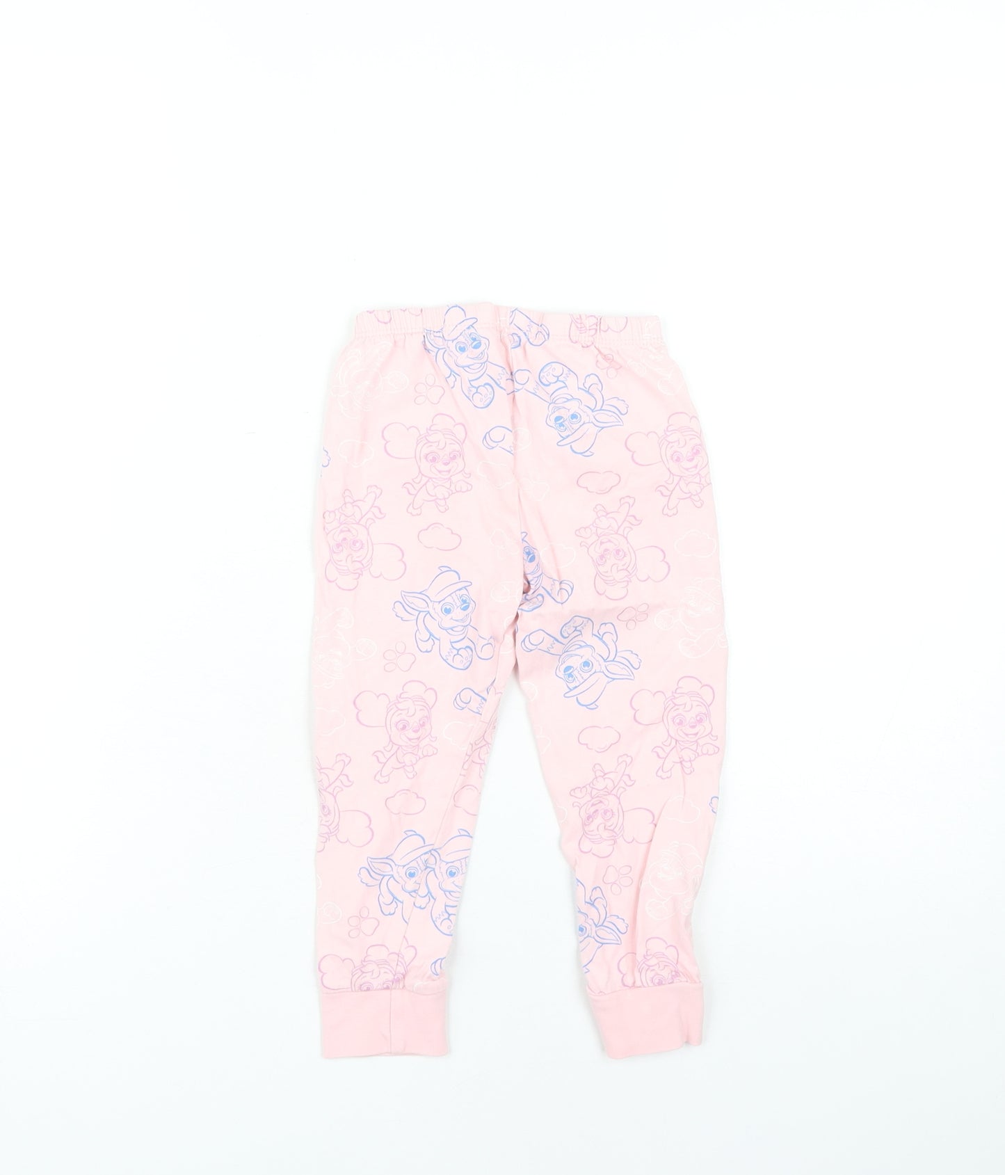 Girls Pink PAW Patrol Pyjama Pants, 3-4 Years, Cotton Blend
