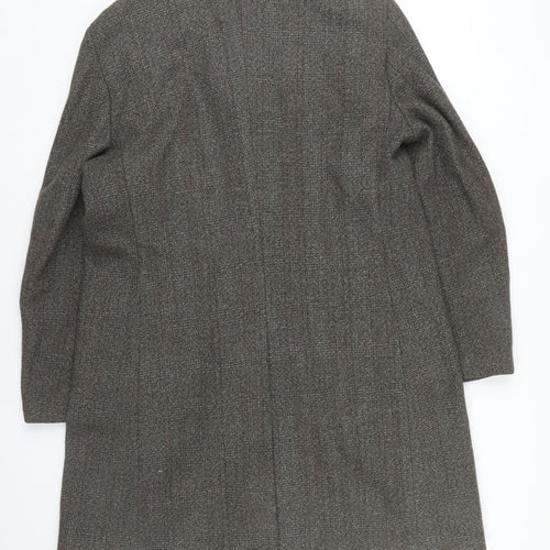 Foster Menswear Men's Brown Overcoat, Size 42, Classic Style