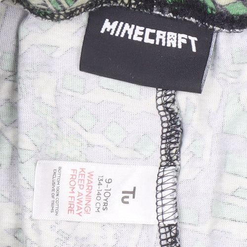 Minecraft Boys Green Pyjama Set - 9-10 Years