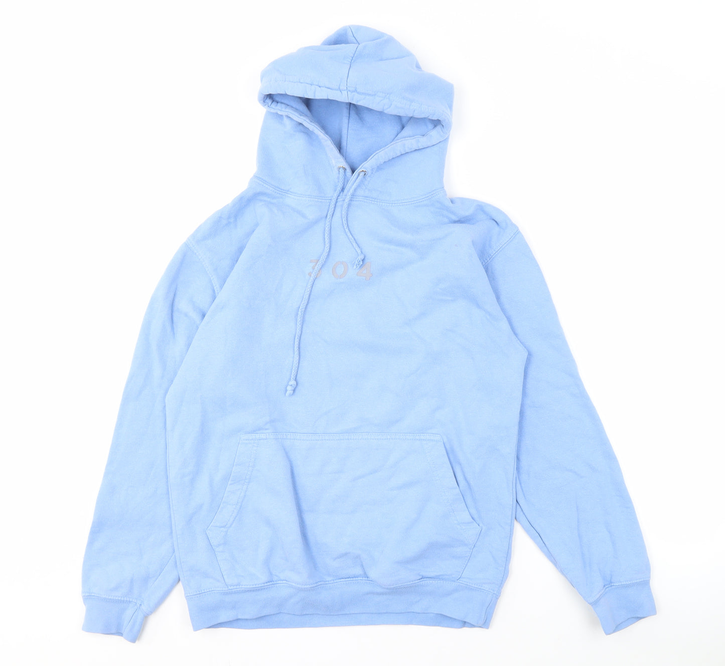 304 Men's Blue Pullover Hoodie - Size S