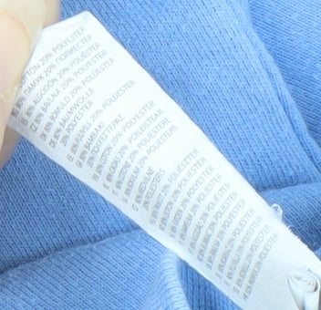 304 Men's Blue Pullover Hoodie - Size S