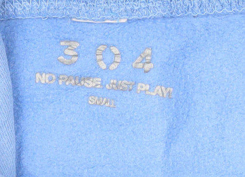 304 Men's Blue Pullover Hoodie - Size S