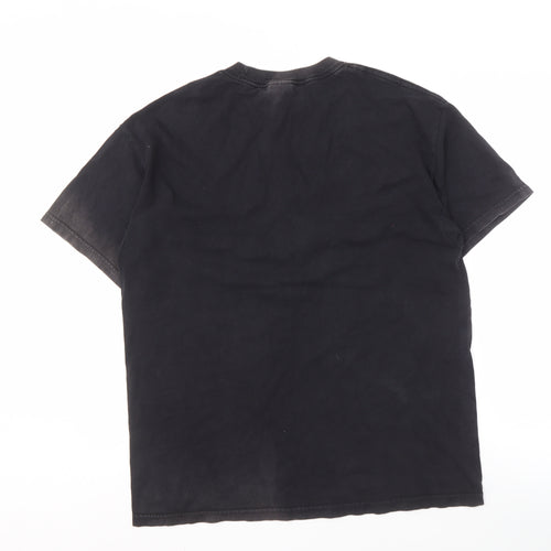 Tennessee River Men’s Black L T-Shirt, Retro Graphic