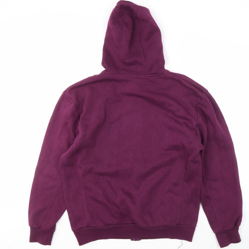 Slazenger Men's Purple Basic Hooded Jacket M