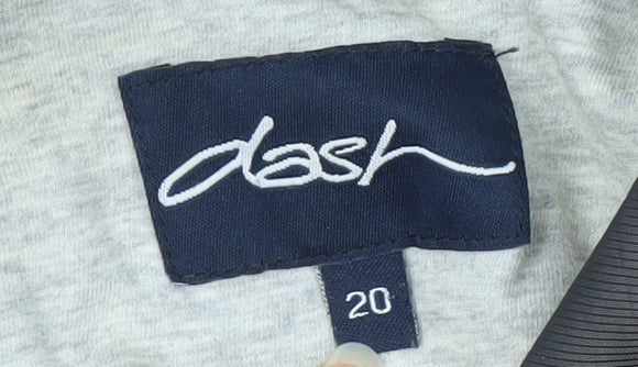 Dash Women’s Grey Parka Jacket Size 20