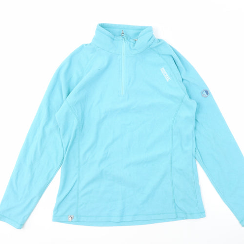 Regatta Women's Blue Size 12 1/4 Zip Sweatshirt