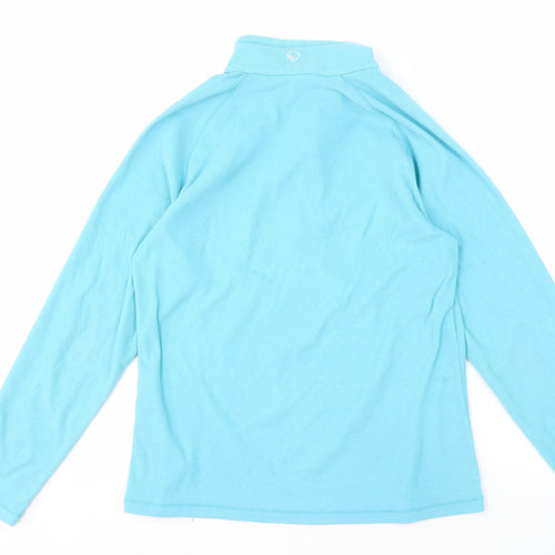 Regatta Women's Blue Size 12 1/4 Zip Sweatshirt
