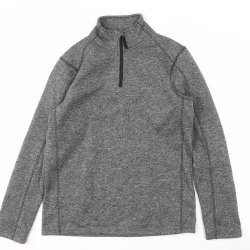 Mountain Warehouse Men's Grey L 1/2 Zip Sweatshirt