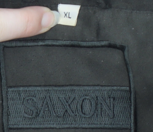 Saxon Men's Green XL Basic Jacket - Casual Style