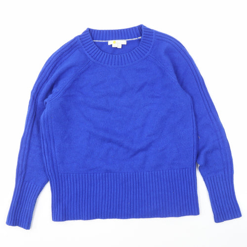 Boden Women's Blue Crew Neck Pullover Jumper S